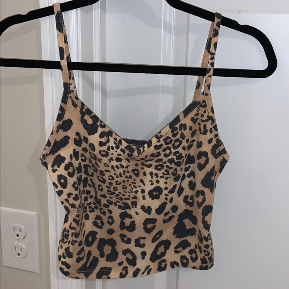 cheetah tank top